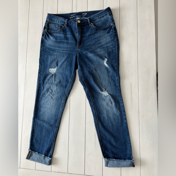 Seven7 Denim - Seven7 Weekend Slim Fit Jeans, Canal, Size 12